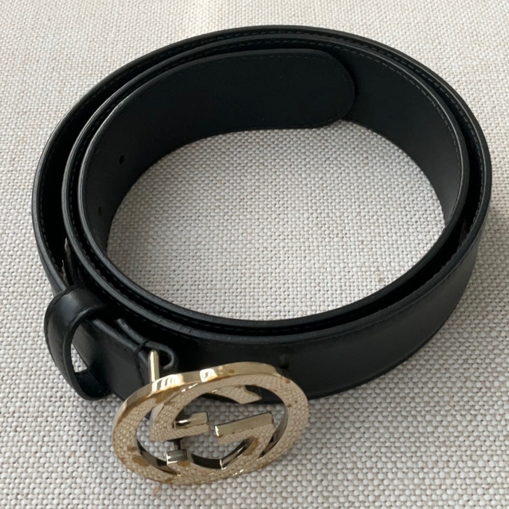 Gucci Black Belt